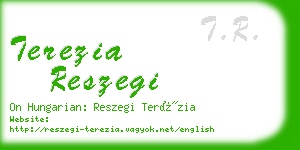 terezia reszegi business card